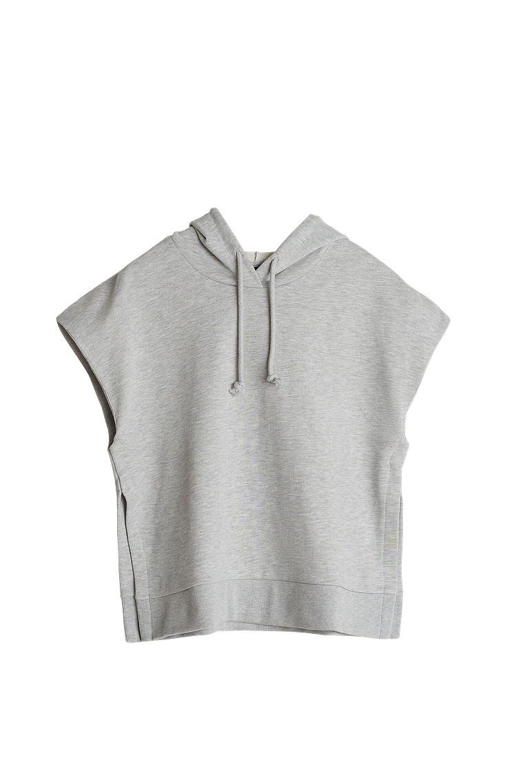 Olga sleevless hood - grey melange
