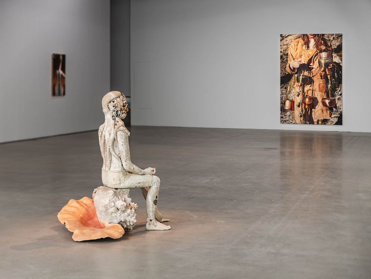 Sara-Vide Ericson och Tilda Lovell, installationsvy Bonniers Konsthall, 2023