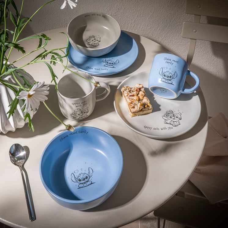 Stitch set Ohana och Stitch & Angel set Happy