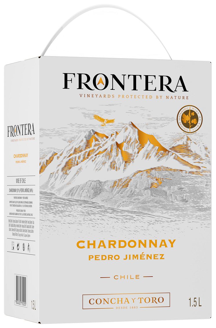Frontera Chardonnay BIB 1,5L Mockup