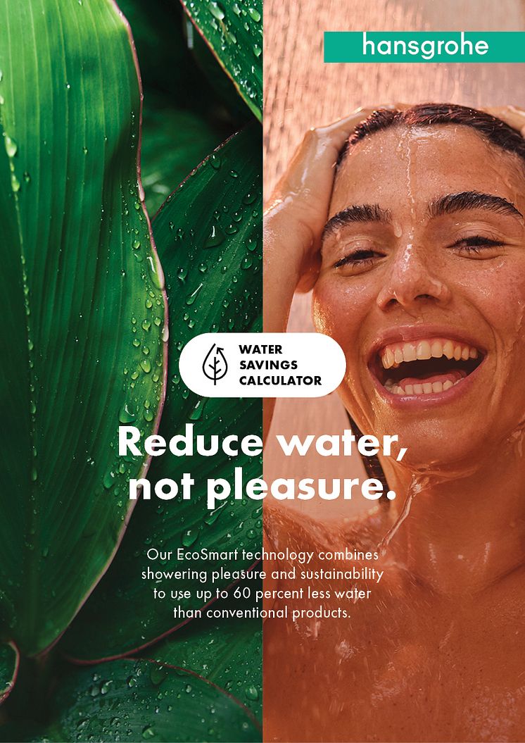 hansgrohe #InTouchWithOurPlanet kampagne