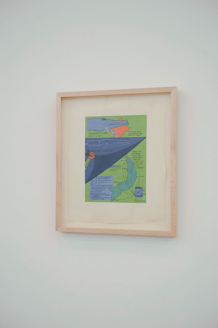 The Spiral and the Square, Öyvind Fahlström, Crocodile Tears and Alligator Clips, 1971 