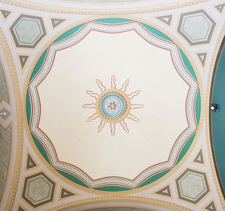 Ceiling in exhibition hall