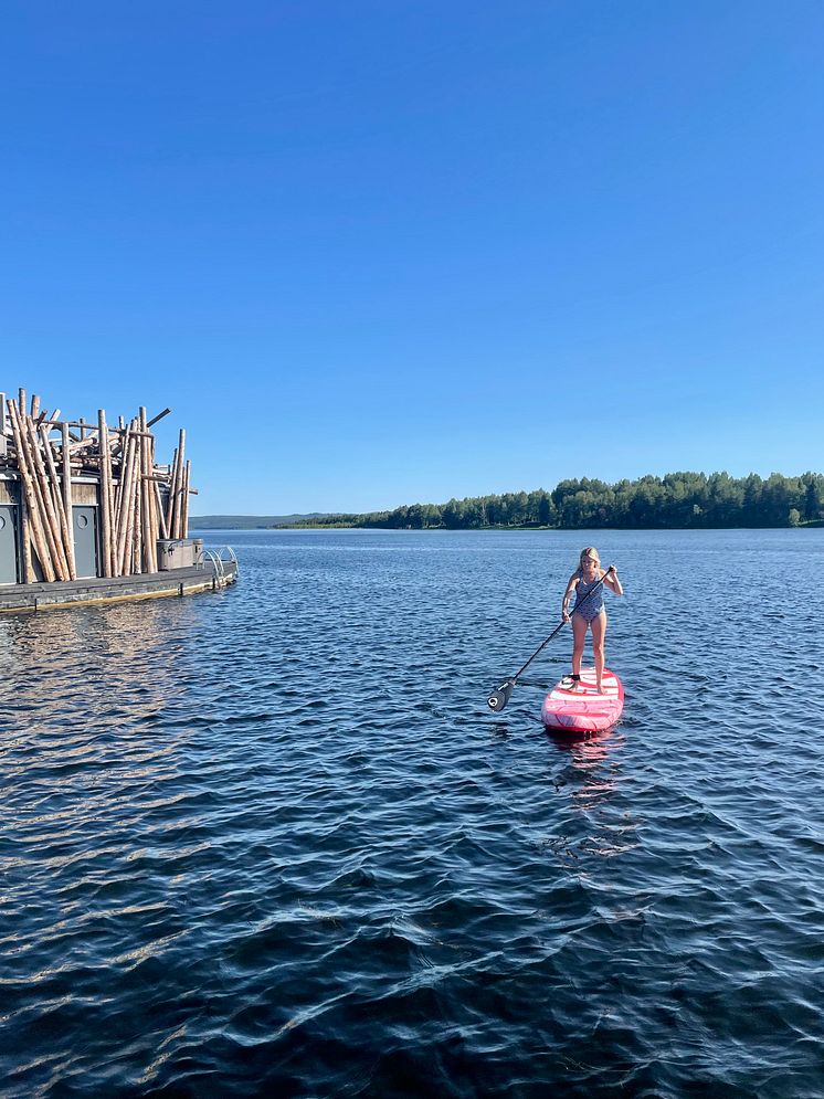 SUP on Luleriver