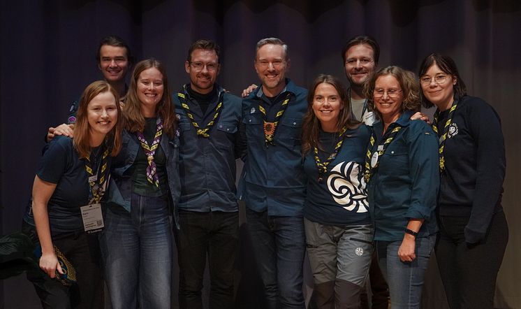Scouternas nya styrelse 2024 Foto Jonas Westbom.jpg