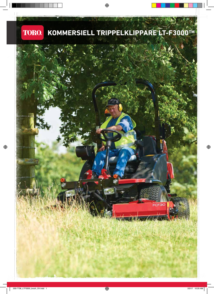 Broschyr Toro LT F-3000