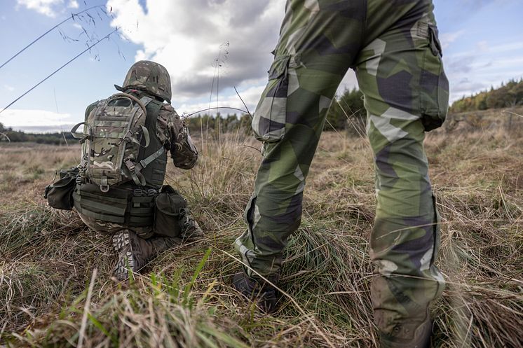 Ukrainska rekryter under utbildning i Storbritannien.
