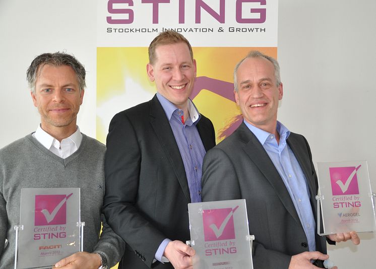 STING-bolagen FACIT, Orexplore och Svenska Aerogel nu redo för take off