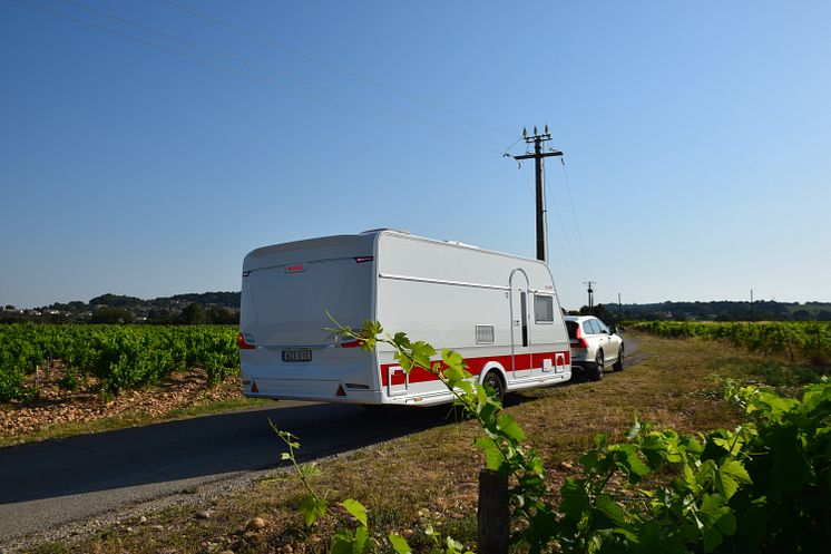 Husvagnen i Chateauneuf-du-Pape