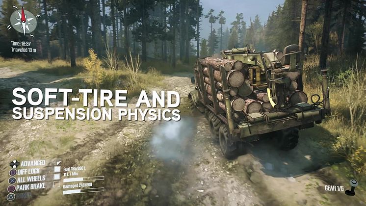 Spintires: MudRunner Gameplay Trailer