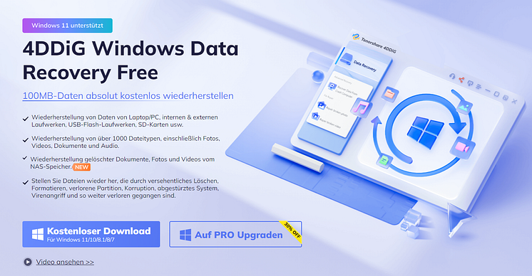 4DDiG Free Data Recovery