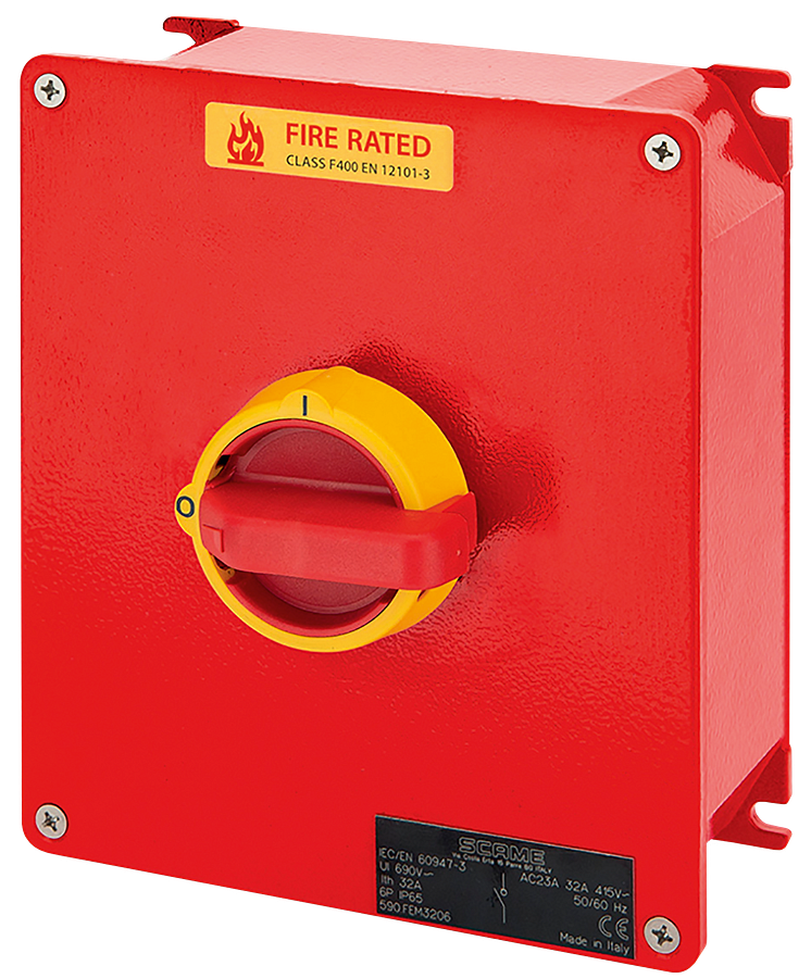 Brandklassad säkerhetsbrytare F400