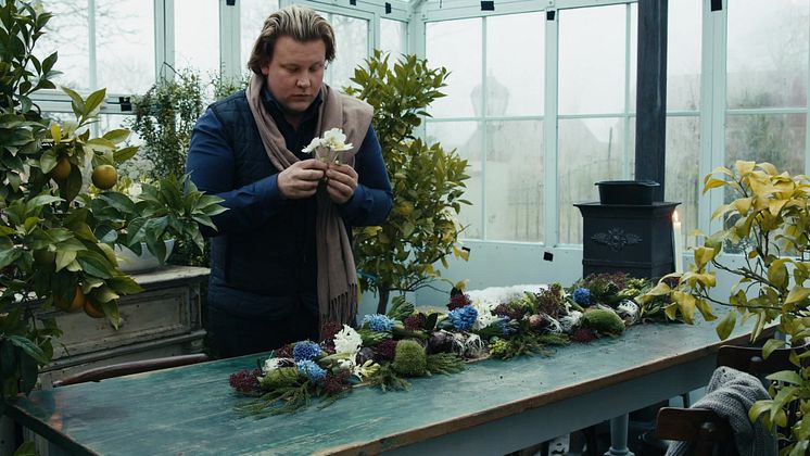 Hyacinter med Karl Fredrik på Eklaholm