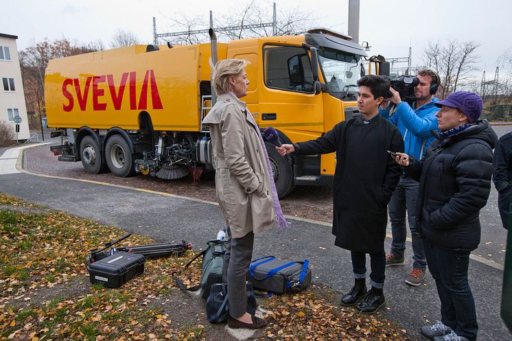Ulla Hamilton presenterar Driftportalen
