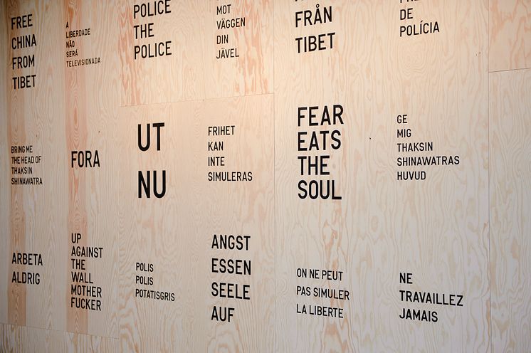 The Spiral and the Square, Rirkrit Tiravanija, Untitled (Police Police Potato Grease), 2011