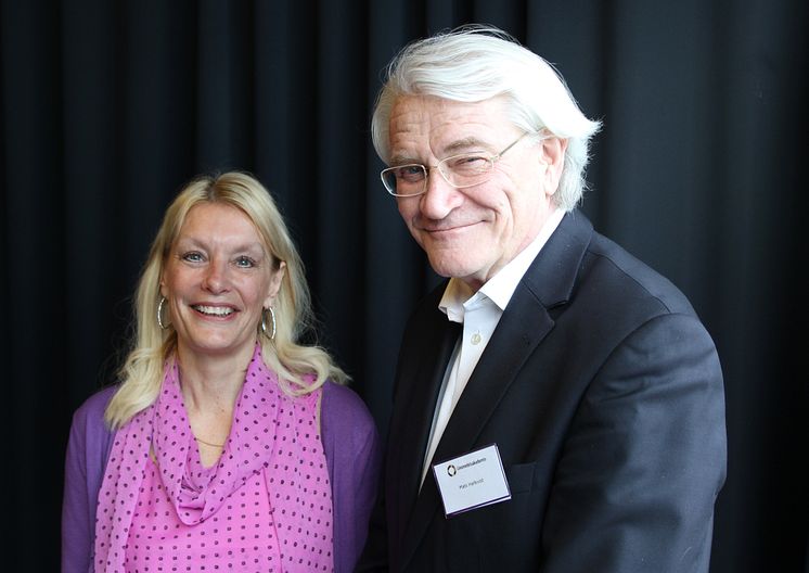 Lotta Törner, vd, och Mats Hallkvist, styrelseordförande, Livsmedelsakademin. 