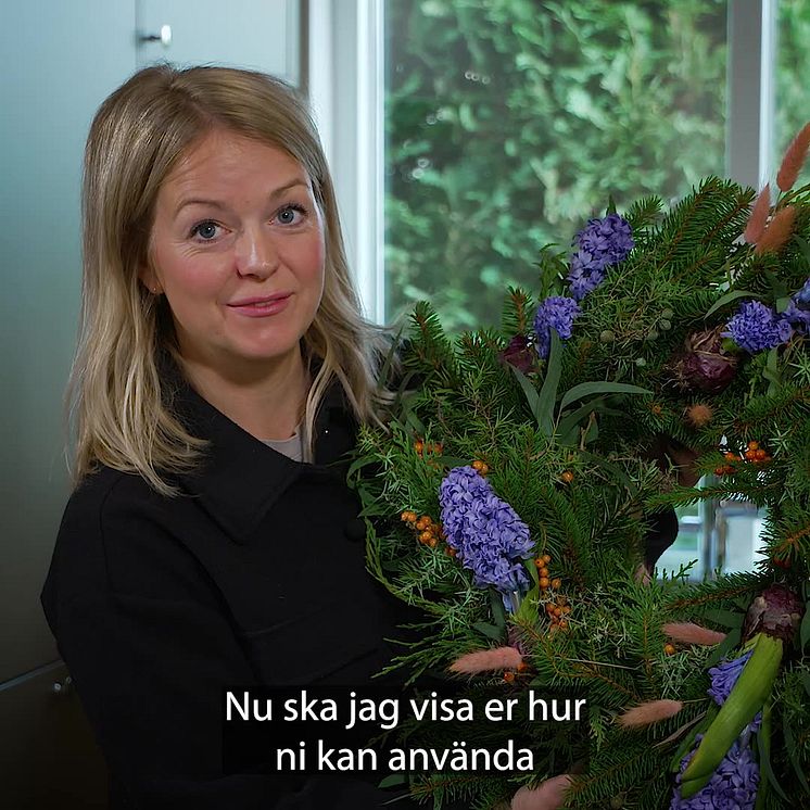 Hur binder jag en krans? Stjärnflorist Sofie Danielsson Söhr lär dig!