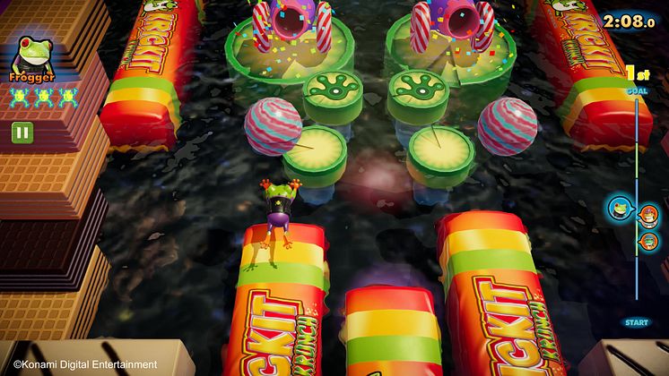 Frogger In Two Town Candy Frog Land