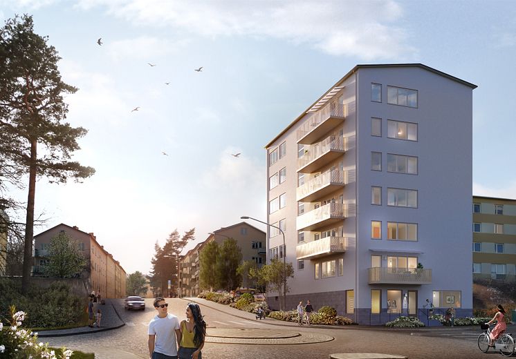 Ammarfjället. Illustration: Amneby Forslund Arkitekter AB