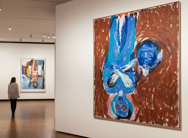 Georg Baselitz Med begge bena først/Feet First