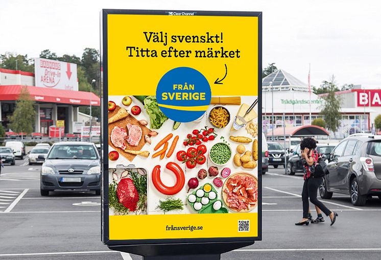 Utomhusreklam Från Sverige-veckorna 2024