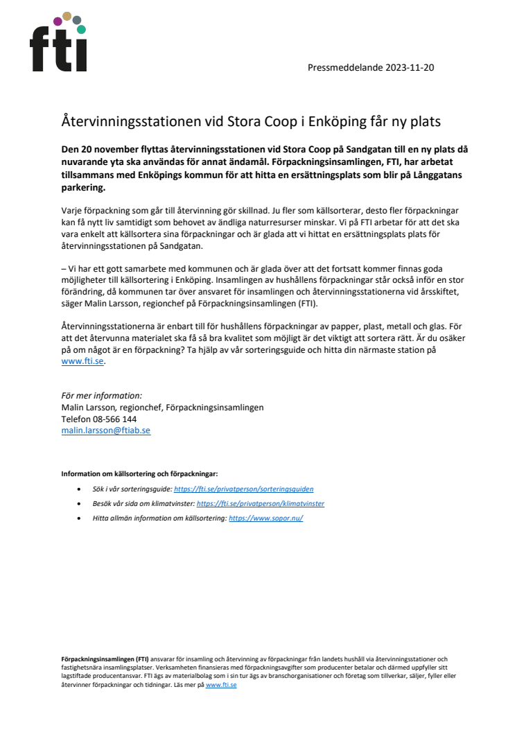 231120 Återvinningsstationen vid Stora Coop på Sandgatan i Enköping får ny plats.pdf