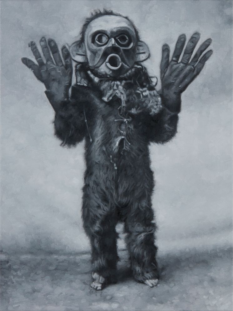 Tomas Lundgren, As Another 2018, olja på duk (30 x 40 cm)