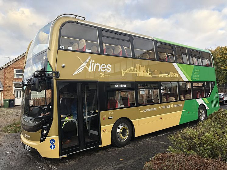 £720k investment from Go North East in state of the art environmentally friendly buses for its X30 route