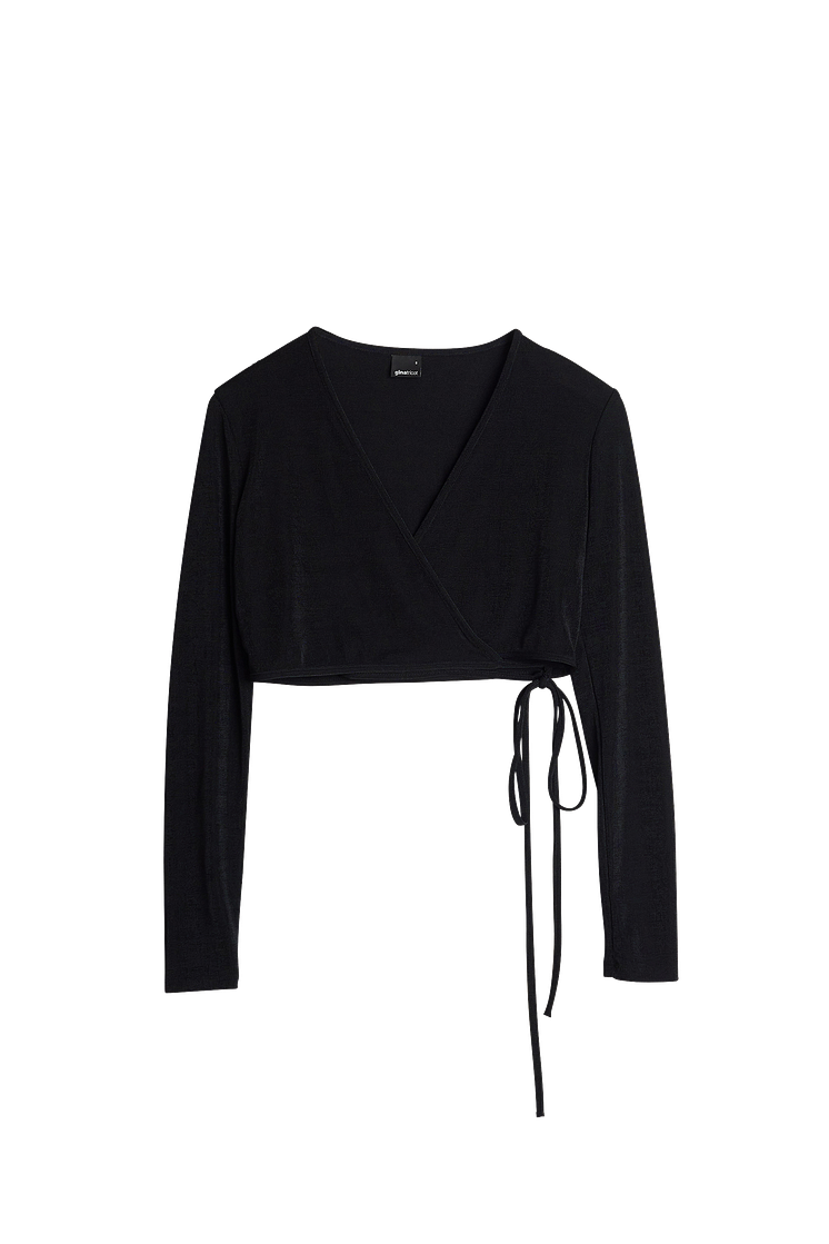 Joella wrap top - Black