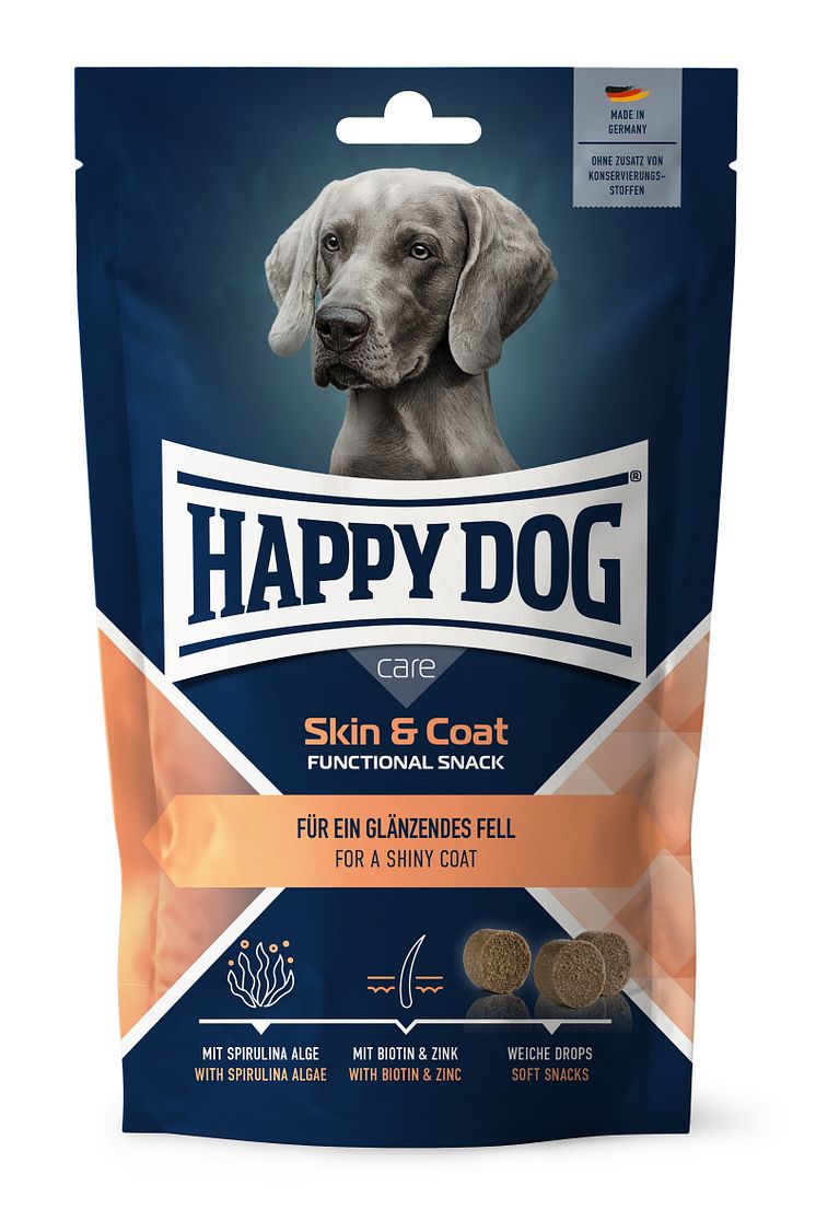 Happy Dog-CareSnackSkinCoat