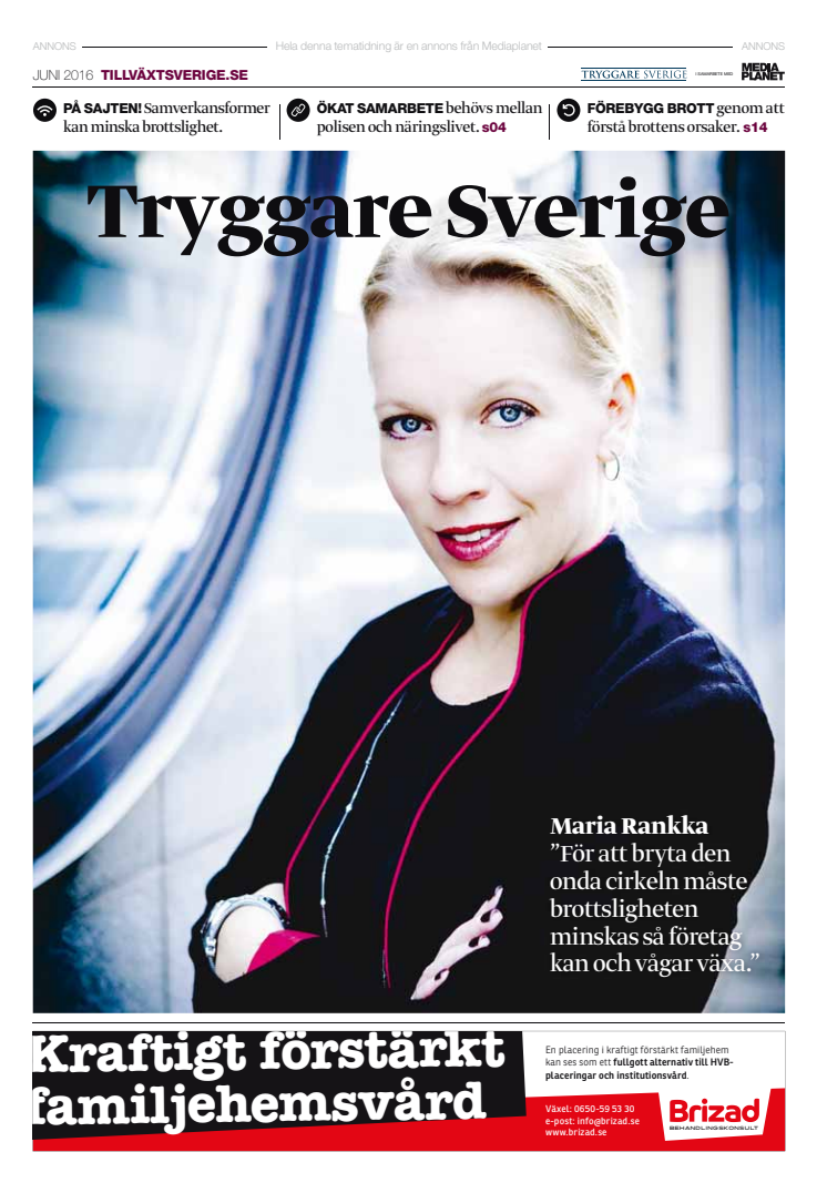 Stiftelsen Tryggare Sveriges officiella tidning