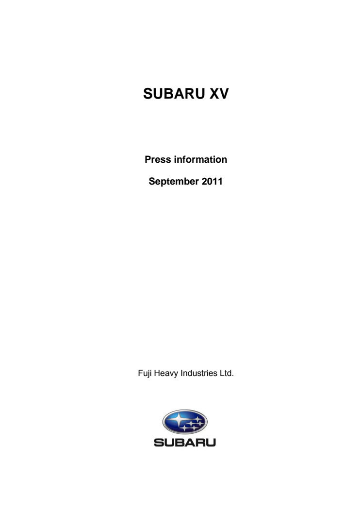 Subaru XV