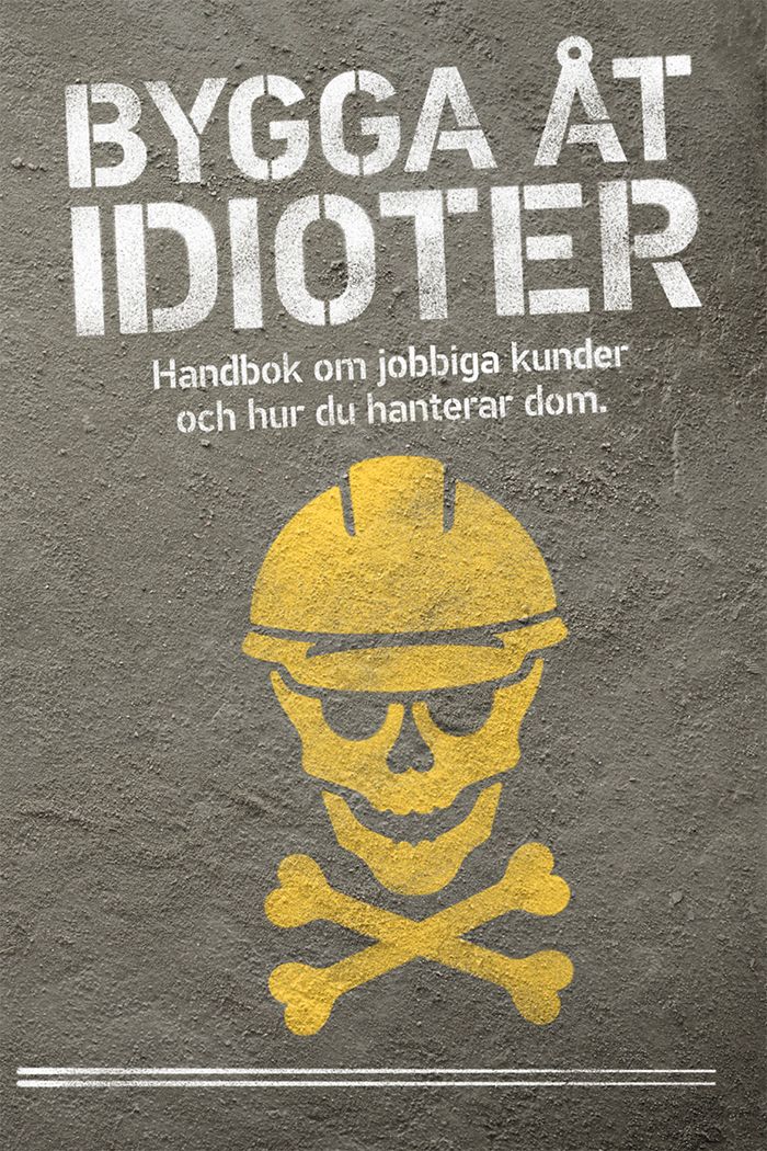 Omslag - Bygga åt idioter