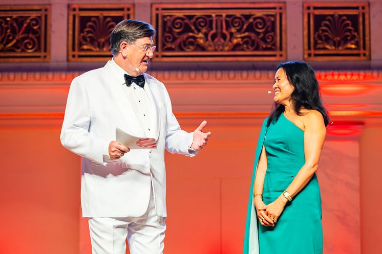 Prof. Dr. Peter with Irene Au