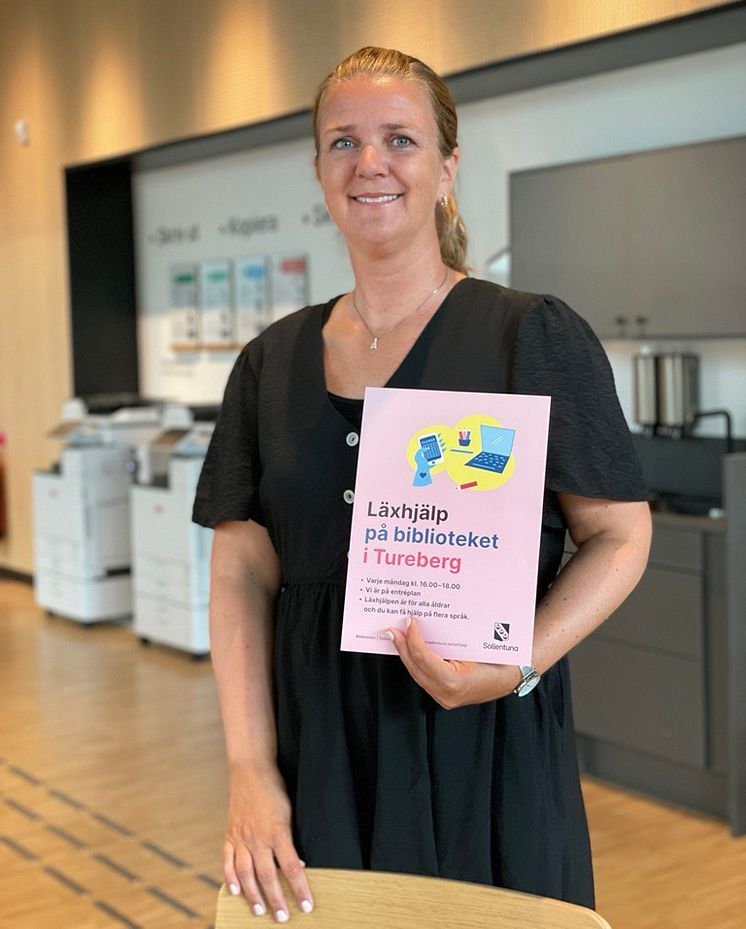 Anna Jakobsson, processledare på förebyggande enheten, Socialkontoret, Sollentuna kommun.
