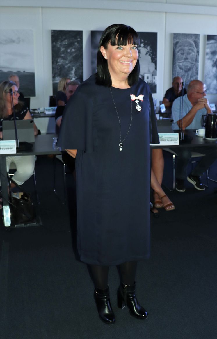 Lene Aalestrup modtager ridderkorset for sit politiske arbejde 25. august 2022