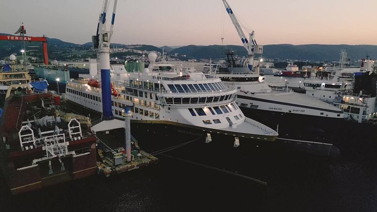 Havila Polaris departs Turkey