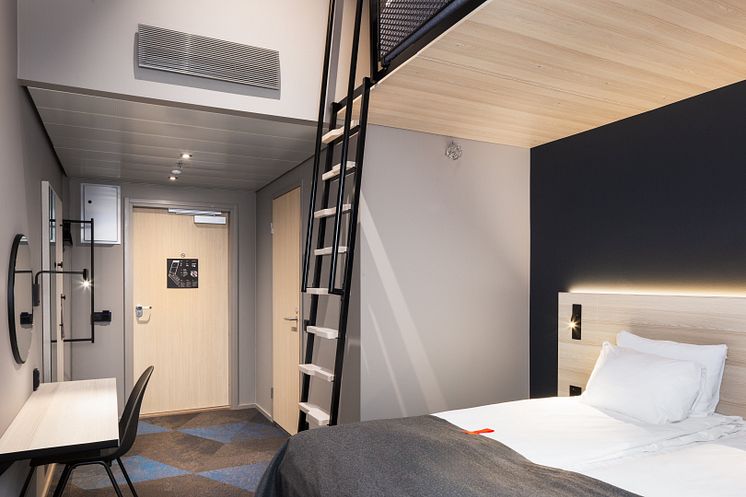 Family loft bed room