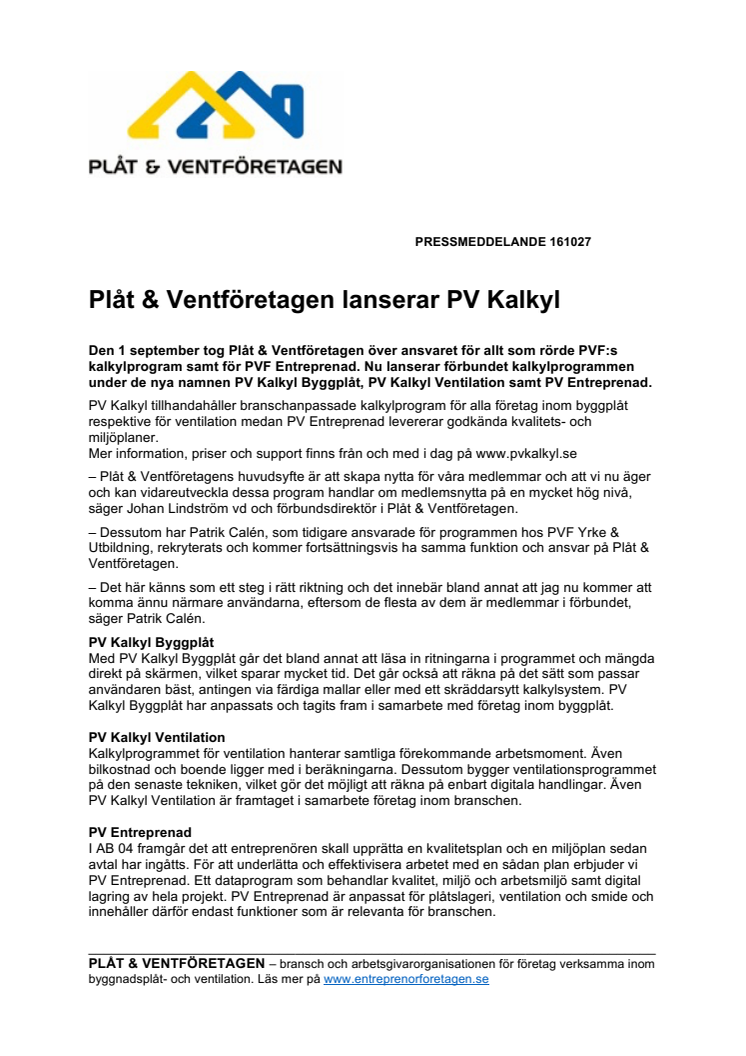 PV Kalkyl - medlemsnytta på hög nivå