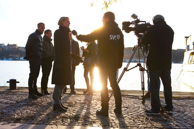 Bild från lanseringen av Stockholms stads nya parkeringsapp "Betala P" (Fotograf Lennart Johansson, Stockholms stad) 