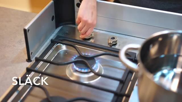 Bekanta dig med gas - Tänd spisen