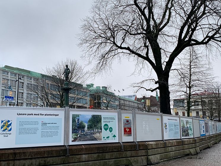 Staket 2 upprustning av Brunnsparken
