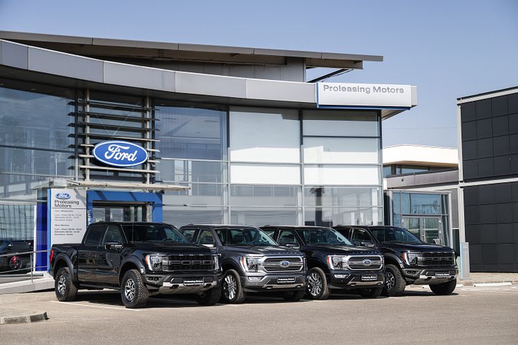 Proleasing Motors är Hedin US Motors återförsäljare av Ford F-150 i Rumänien