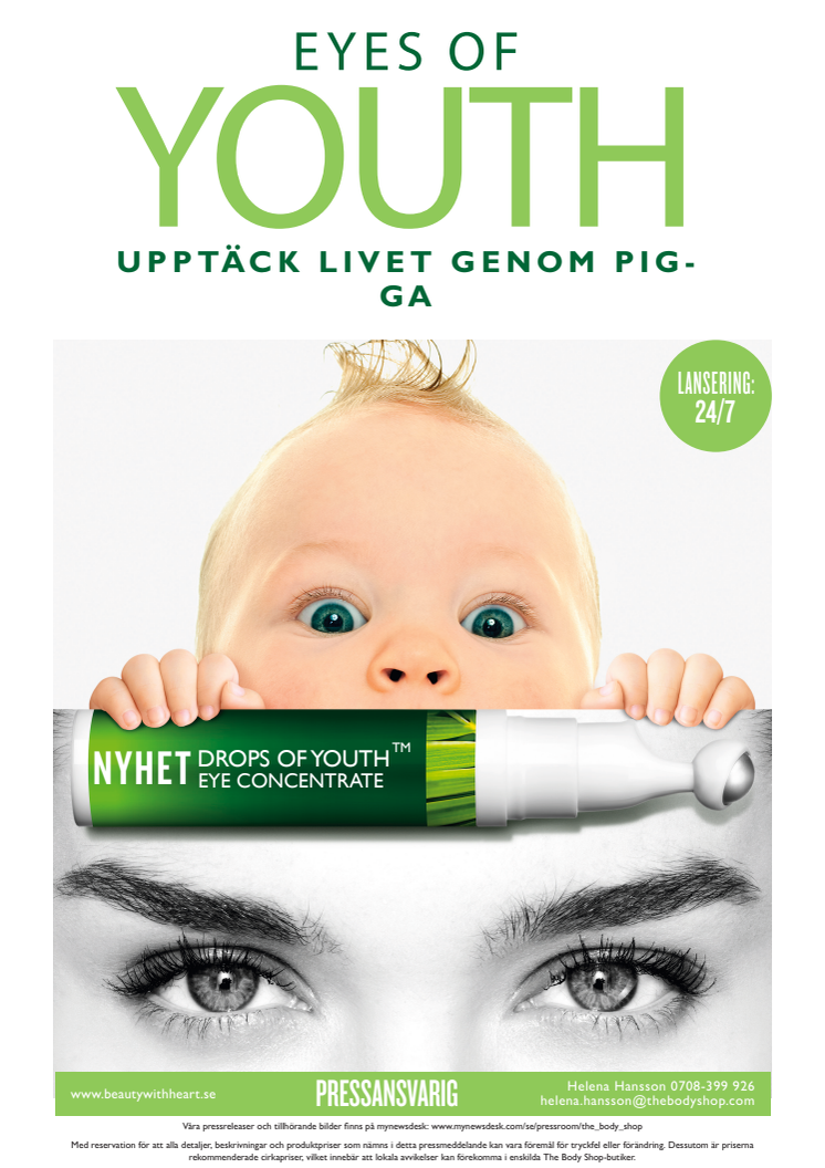 Upptäck nya Drops Of Youth™ Eye Concentrate