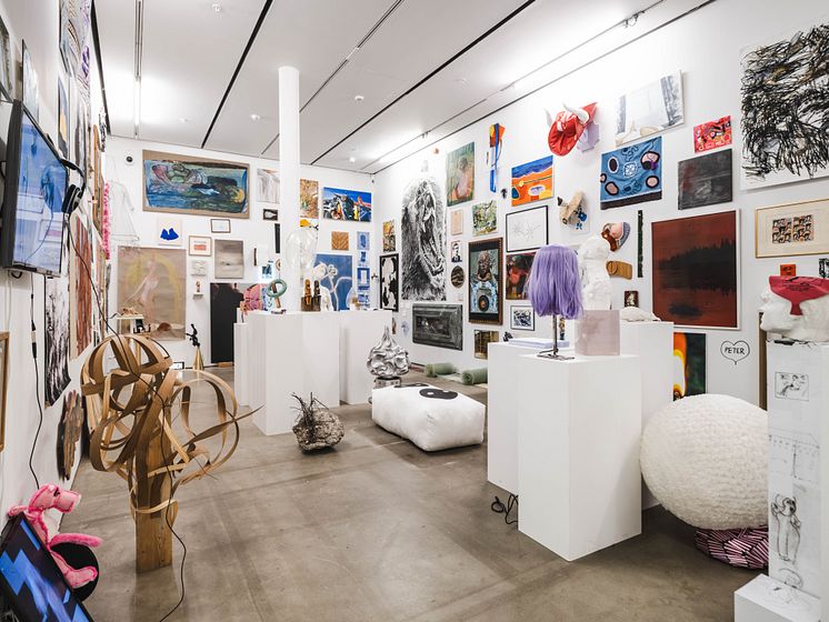 Stuff It, installationsvy, Bonniers Konsthall, 2023