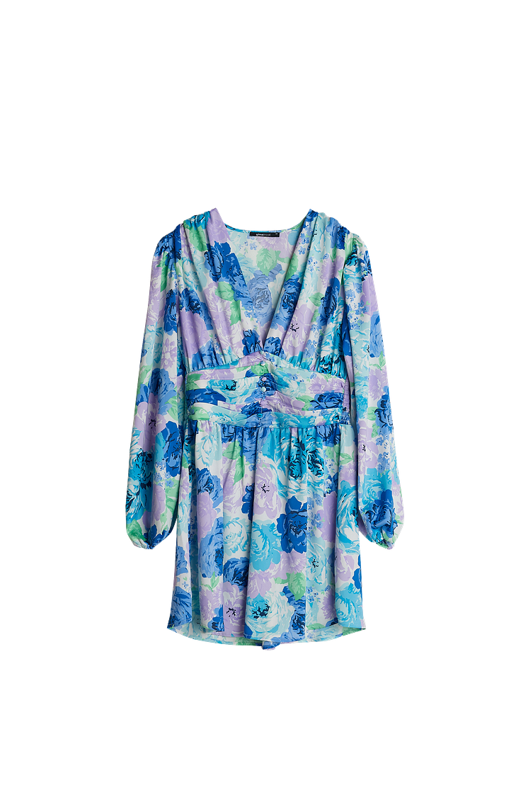 althea dress -  blue blossom