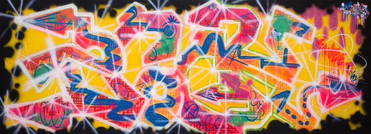 ERO, Sweet treat, 1984 Sprayfärg på duk