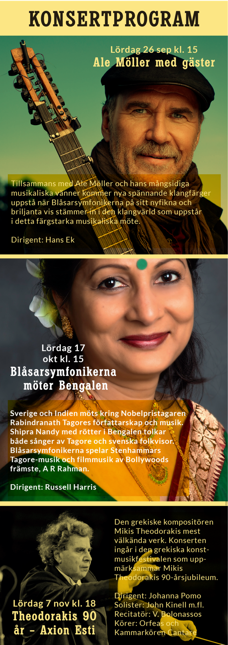 SÄSONGSAVSLUTNING VÅREN 2015 & FÄRGSPRAKANDE PROGRAMSLÄPP FÖR SÄSONGEN 2015/2016