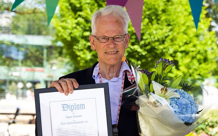 Ingvar Carlsson Boråsambassadör 2021 