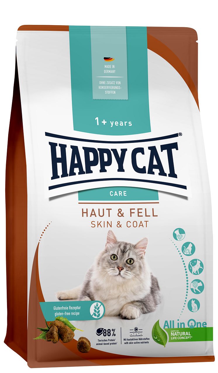 Happy Cat_CARE_HautFell_livo_Produkt_des_Jahres